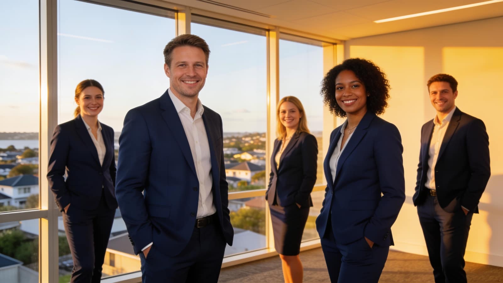 The NZ Property team in a modern Auckland office